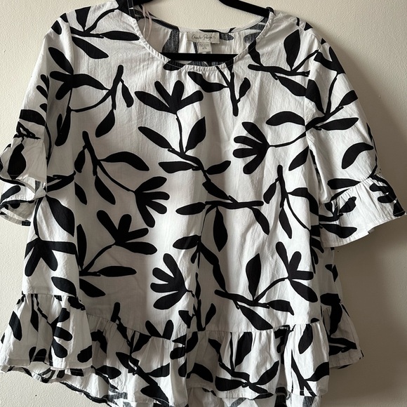 Charlie Paige Women’s Brenda Blouse 100% Cotton - Picture 2 of 6